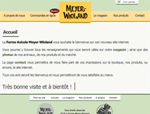 Tablet Screenshot of ferme-meyer-wioland.fr